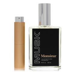 Monsieur Musk Cologne by Dana Cologne 0.27 oz Travel Spray