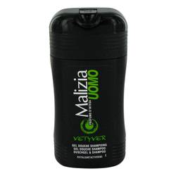 Malizia Uomo Cologne by Vetyver Cologne 8.4 oz Gel Douche Shampoo
