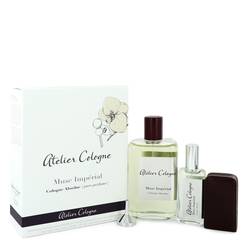 Musc Imperial Perfume by Atelier Cologne Perfume 6.7 oz Pure Perfume Spray with Free 1 oz Pure Perfume Refillable Spray in Leather Case