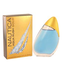 Nautica Aqua Rush Gold Cologne by Nautica Cologne 3.4 oz Eau De Toilette Spray
