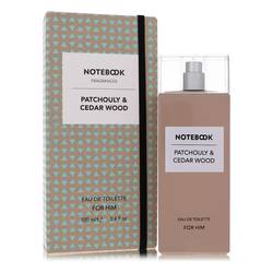 Notebook Patchouly & Cedar Wood Cologne by Selectiva SPA 3.4 oz Eau De Toilette Spray