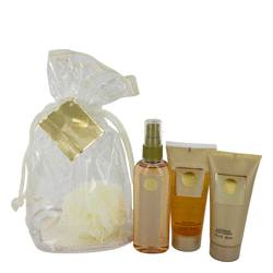 Nokomis Perfume by Coty Perfume -- Gift Set - 4 oz Body Mist + 3 oz Shower Gel + 3 oz Body Lotion + Shower Pouffe