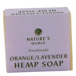 Nature's World Perfume by Nature's World Perfume 100g Orange / Lavender Handmade Hemp Soap