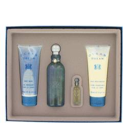 Ocean Dream Perfume by Designer Parfums ltd Perfume -- Gift Set - 3 oz Eau De Toilette Spray + 3.4 oz Body Moisturizer + 3.4 oz Body Wash + .12 oz Mini EDT
