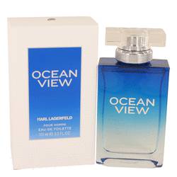 Ocean View Cologne By Karl Lagerfeld, 3.3 Oz Eau De Toilette Spray For Men