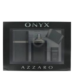 Onyx Cologne by Azzaro Cologne -- Gift Set - 1.7 oz Eau De Toilette Spray + 1.7 oz After Shave + .23 oz Mini EDT
