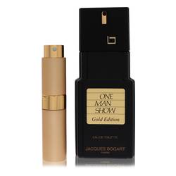 One Man Show Gold Cologne by Jacques Bogart Cologne 0.27 oz Travel Spray