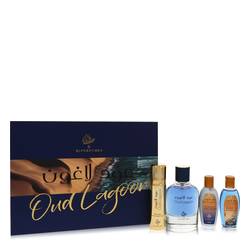 Oud Lagoon Perfume by My Perfumes -- Gift Set - 3.4 oz Eau De Parfum Spray + 3.4 oz Perfumed Hair & Body Mist + 2 oz Shower Gel + 2 oz Body Lotion