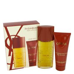 Opium Perfume by Yves Saint Laurent Perfume -- Gift Set - 1.6 oz Eau De Toilette Spray + 2.5 oz Body Moisturizer in Clutch Purse