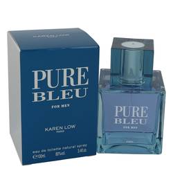 Pure Bleu Cologne by Karen Low Cologne 3.4 oz Eau De Taoilette Spray