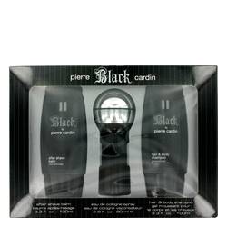 Black Cologne by Pierre Cardin Cologne -- Gift Set - 2.8 oz Eau De Cologne Spray + 3.3 oz After Shave Balm + 3.3 oz Hair & Body Shampoo
