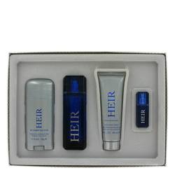 Paris Hilton Heir Cologne by Paris Hilton Cologne -- Gift Set - 3.4 oz Eau De Toilette Spray + 3 oz Shower Gel + 2.75 oz Deodorant Stick + .25 oz Mini EDC