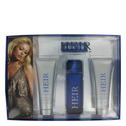 Paris Hilton Heir Cologne by Paris Hilton Cologne -- Gift Set - 3.4 oz Eau De Toiltette Spray + 3 oz Shower Gel + 3 oz After Shave Balm + .25 oz Mini EDC