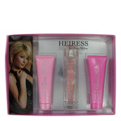 Paris Hilton Heiress Perfume by Paris Hilton -- Gift Set - 3.3 oz Eau De Parfum Spray + 3 oz Body Lotion + 3 oz Shower Gel