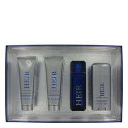 Paris Hilton Heir Cologne by Paris Hilton Cologne -- Gift Set - 3.4 oz Eau De Toilette Spray + 3 oz Hair & Body Wash + 3 oz After Shave Balm +2.75 oz Deodorant Stick