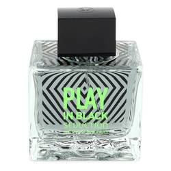 Play In Black Seduction Cologne by Antonio Banderas Cologne 3.4 oz Eau De Toilette Spray (unboxed)