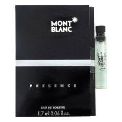 Presence Cologne by Mont Blanc Cologne 0.06 oz Vial (sample)