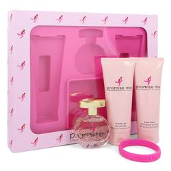Promise Me Perfume by Susan G Komen For The Cure Perfume -- Gift Set - 1 oz Eau De Toilette Spray + 3.4 oz Shower Gel + 3.4 oz Body Lotion