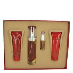 Perry Woman Perfume by Perry Ellis Perfume -- Gift Set - 3.4 oz Eau De Parfum Spray + 3 oz Body Lotion + 3 oz Shower Gel  + .25 oz Mini EDP Spray