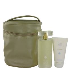 Pure White Linen Perfume by Estee Lauder Perfume -- Gift Set - 1.7 oz Eau De Parfum Spray + 1.7 oz Body Lotion in Beige Cosmetic Pouch