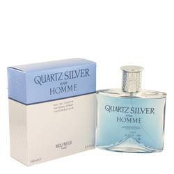 Quartz Silver Cologne By Molyneux, 3.4 Oz Eau De Toilette Spray For Men