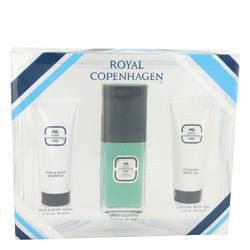 Royal Copenhagen Cologne by Royal Copenhagen -- Gift Set - 1.5 oz Cologne Spray+ 1.5 oz Hair & Body Wash + 1.5 oz Body Gel