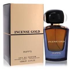 Incense Gold Perfume by Riiffs 3.4 oz Eau De Parfum Spray (Unisex)