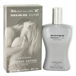 Rocky Man Silver Cologne By Jeanne Arthes, 3.3 Oz Eau De Toilette Spray For Men
