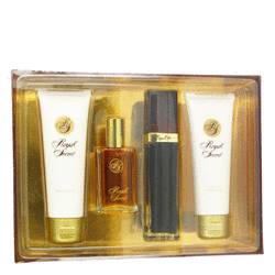 Royal Secret Perfume by Five Star Fragrances Perfume -- Gift Set - 3.4 oz Cologne  Concentre Spray + 3.3 oz Body Lotion + 3.3 oz Shower Gel + 1 oz Bath Oil