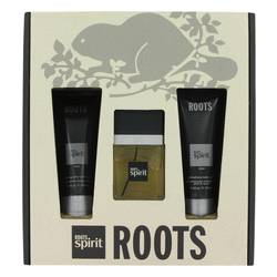 Roots Spirit Cologne by Coty Cologne -- Gift Set - 1.7 oz Eau De Toilette Spray + 3.4 oz After Shave Balm + 3.4 oz Body Wash