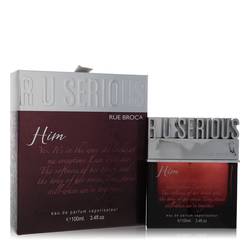 R U Serious Him Cologne by Rue Broca 3.4 oz Eau De Parfum Spray