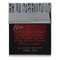 R U Serious Him Cologne by Rue Broca Cologne 3.4 oz Eau De Parfum Spray (unboxed)