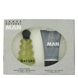 Samba Natural Cologne by Perfumers Workshop Cologne -- Gift Set - 3.4 oz Eau De Toilette Spray + 4.4 Shower Gel