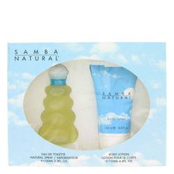 Samba Natural Perfume by Perfumers Workshop Perfume -- Gift Set - 3.4 oz Eau De Toilette Spray + 4.4 Body Lotion
