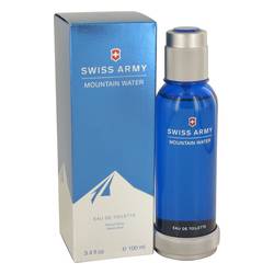 Swiss Army Mountain Water Cologne by Victorinox Cologne 3.4 oz Eau De Toilette Spray