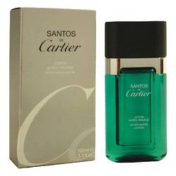 Santos De Cartier Cologne by Cartier Cologne 3.3 oz After Shave Lotion