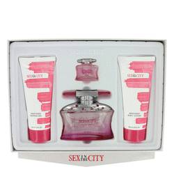 Sex In The City Love Perfume by Unknown -- Gift Set - 3.3 oz Eau De Parfum Spray + .34 oz Mini EDP + 6.8 oz Body Lotion + 6.8 oz Shower Gel