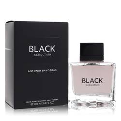Seduction In Black Cologne by Antonio Banderas 3.4 oz Eau De Toilette Spray