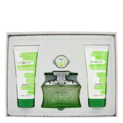 Sex In The City Kiss Perfume by Unknown Perfume -- Gift Set - 3.3 oz Eau De Parfum Spray + 6.8 oz Shower Gel + 6.8 Body Lotion + .25 oz Mini Silk Gel Perfume