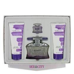 Sex In The City Lust Perfume by Unknown Perfume -- Gift Set - 3.3 oz Eau De Parfum Spray + 6.8 oz Shower Gel + 6.8 oz Body Lotion + .25 oz Silk Gel Perfume