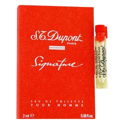 Signature Cologne by St Dupont Cologne 0.06 oz Vial (sample)