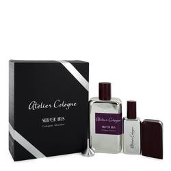 Silver Iris Cologne by Atelier Cologne Cologne 6.7 oz Pure Perfume Spray with Free 1 oz Pure Perfume Refillable Spray in Leather Case