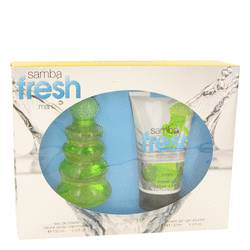 Samba Fresh Cologne by Perfumers Workshop Cologne -- Gift Set - 3.4 oz Eau De Toilette Spray + 4.4 oz Shower Gel