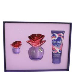 Someday Perfume by Justin Bieber Perfume -- Gift Set - 3.4 oz Eau De Parfum Spray + 3.4 oz Body Lotion + .25 oz Mini EDP