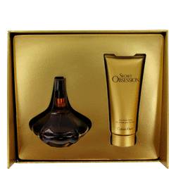Secret Obsession Perfume by Calvin Klein Perfume -- Gift Set - 3.4 oz Eau De Parfum Spray + 3.4 oz Body Lotion