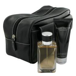 Silver Shadow Cologne by Davidoff Cologne -- Gift Set - 1.7 oz Eau De Toilette Spray + 1.7 oz After Shave Balm +Dopp Kit