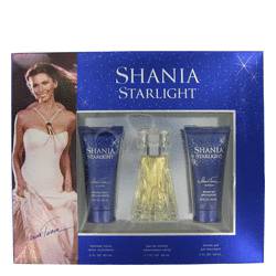 Shania Starlight Perfume by Stetson Perfume -- Gift Set - 1.7 oz Eau De Toilette Spray + 2 oz Shimmer Body Lotion + 2 oz Shower Gel