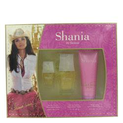 Shania Perfume by Stetson Perfume -- Gift Set - .37 oz Eau De Toilette Spray + 1 oz Eau De Toilette Spray + 4 oz Body Lotion