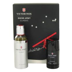 Swiss Army Cologne by Victorinox Cologne -- Gift Set - 3.4 oz Eau De Toilette Spray + 2.5 oz Deodorant Stick
