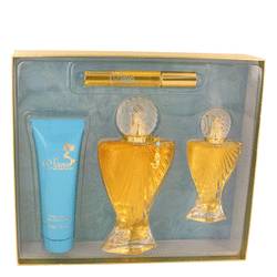 Siren Perfume by Paris Hilton Perfume -- Gift Set - 3.4 oz Eau De Parfum Spray + 1 oz Eau De Parfum Spray + 3 oz Body Lotion + .34 oz Roll-On EDP